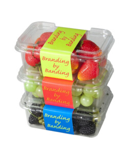 Lentes veida kausējamās etiķetes